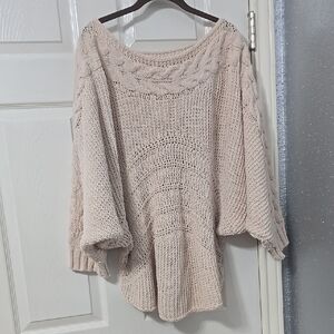 Women's Cream Knit Sweater